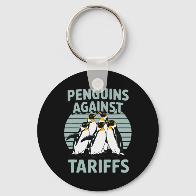 Tull Penguins mot Tull Liberation Day Wome Nyckelring (Framsida)