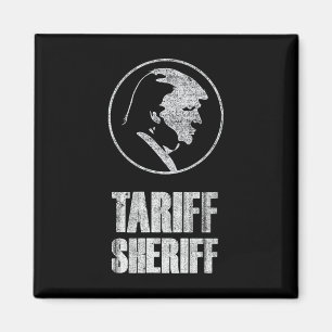 Tull Sheriff Rolig President Trump Politisk Satir Magnet
