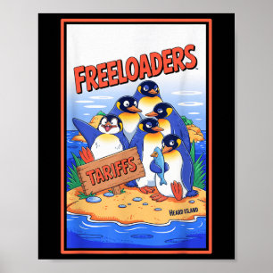 Tullar för ekonomisk orättvisa Heard Island Pen Poster