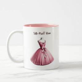 Tulle Much? Aldrig. Rosa Dress Coquette Mugg