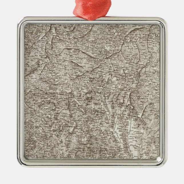 Tulle Pompadour Julgransprydnad Metall (Framsidan)