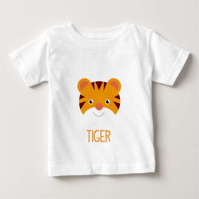 TULLJUNGLE DJUR - TIGER TEE (Framsida)