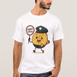 Tullkontroll av billig Guld-Tecknad-dollarmynt T Shirt