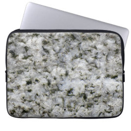 Tullnamn för Geology Sten Struktur White Granite Laptop Fodral
