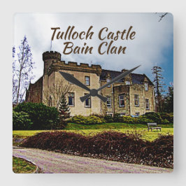 Tulloch Castle - Bain Klan Fyrkantig Klocka