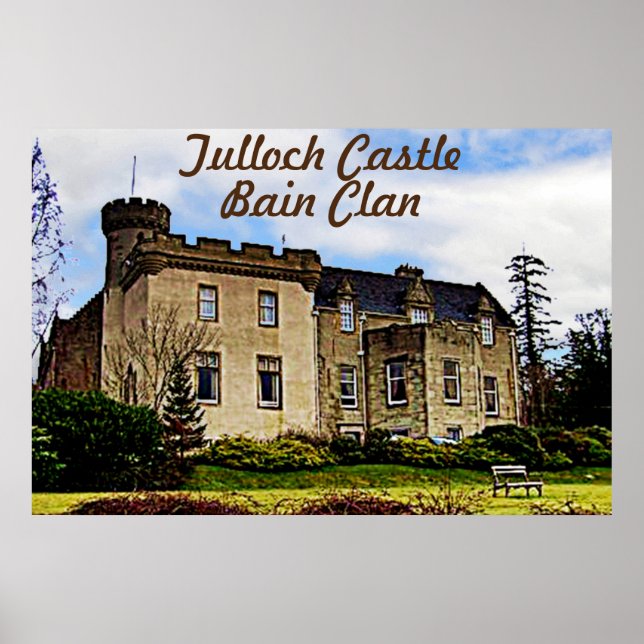 Tulloch Castle - Bain Klan Poster (Framsidan)