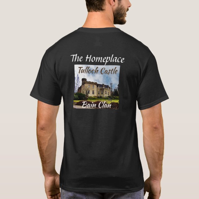 Tulloch Castle - Bain Klan T Shirt (Baksida)