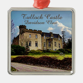 Tulloch Castle Scottish Davidson Klan Julgransprydnad Metall