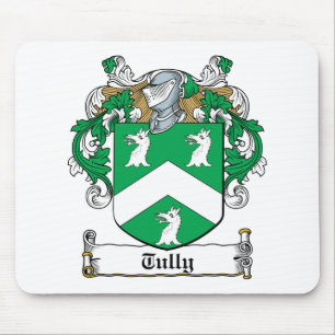 Tully familjvapensköld musmatta