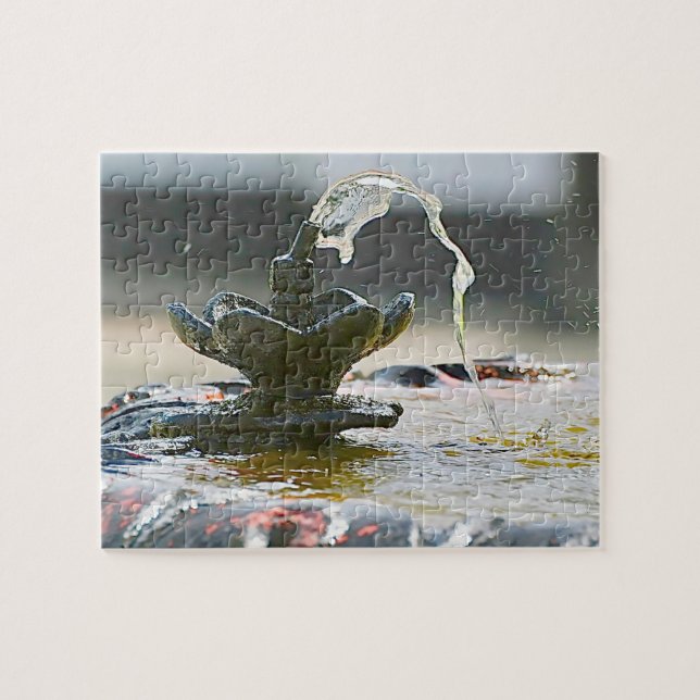 Tully, Kildare .Fontän Stable Yard Pussel (Horisontell)