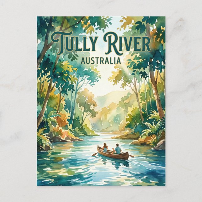 Tully River Australien Vykort (Framsida)