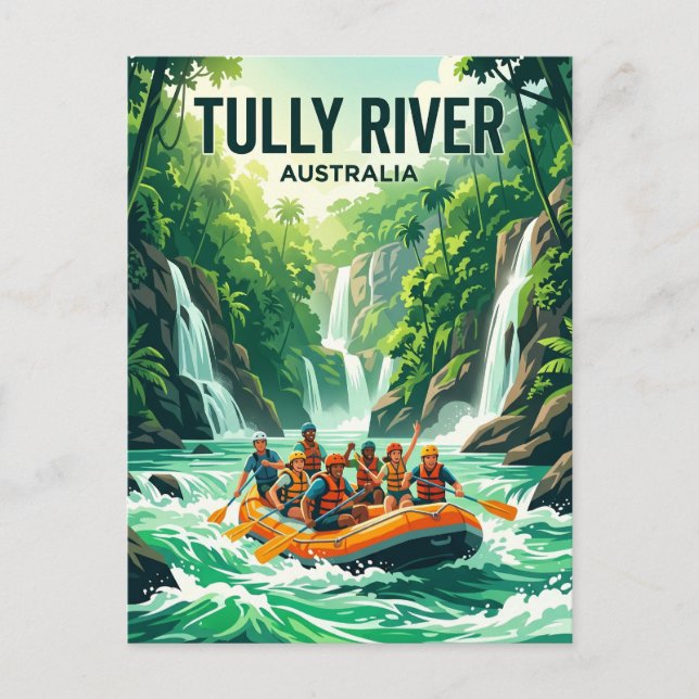 Tully River Australien Vykort (Framsida)