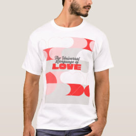 TULOL Röd Rosa Vit T-Shirt