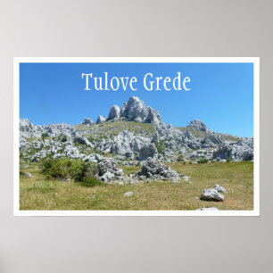 Tulove Grede, Dalmatien, Kroatien Poster