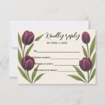 Tulpan Arvsskatt RSVP-kort
