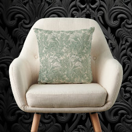 Tulpan av William Morris, Vintage blomsterkonst Kudde
