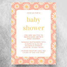 Tulpan Baby Shower Inbjudan