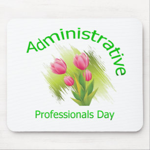 Tulpan blommar administrativ professionelldag musmatta