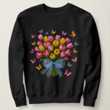 Tulpan & Fjärilar Sweatshirt