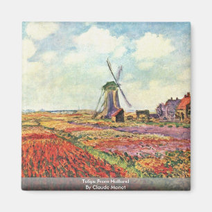 Tulpan från Holland vid Claude Monet Magnet