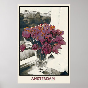 TULPAN i AMSTERDAM, affisch