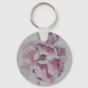Tulpan knäppas Keychain Nyckelring