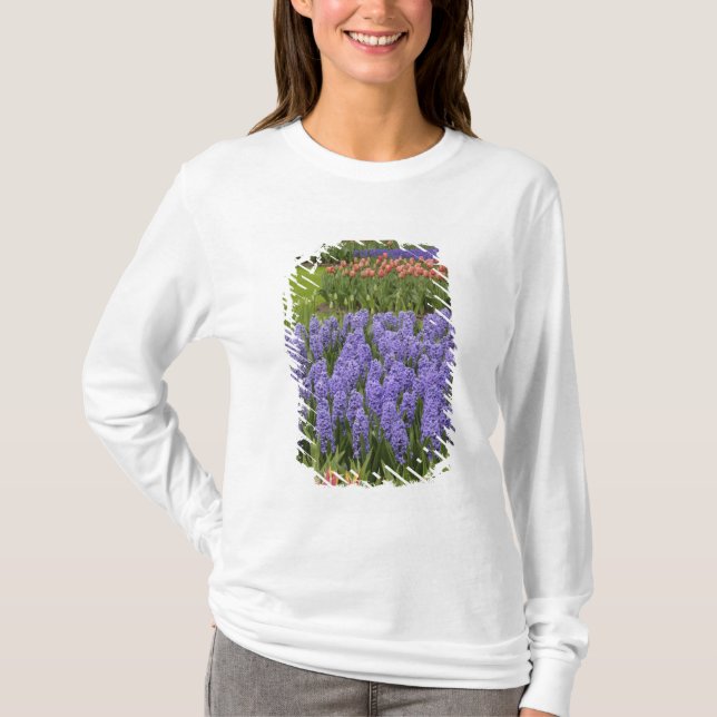 Tulpan- och hyacintträdgård, Keukenhof Gardens, T-shirt (Framsida)