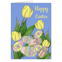 tulpan och påskägg