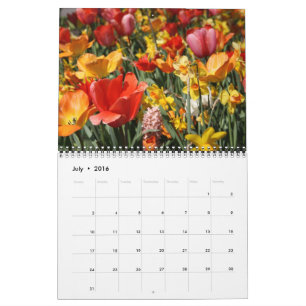 Tulpan och Windmills Kalender