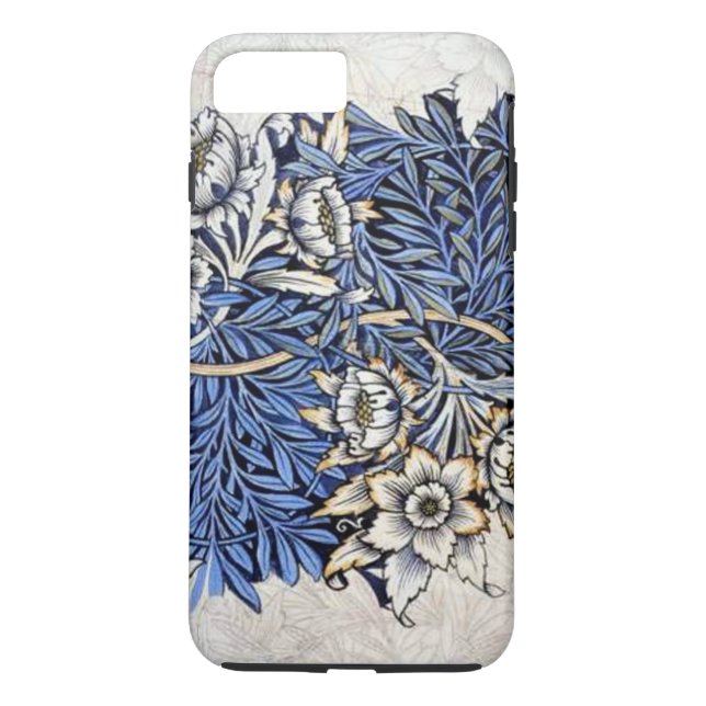 Tulpan & pil av William Morris Case-Mate iPhone Skal (Baksida)