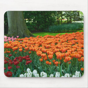Tulpan trädgårds- Mousepad Musmatta