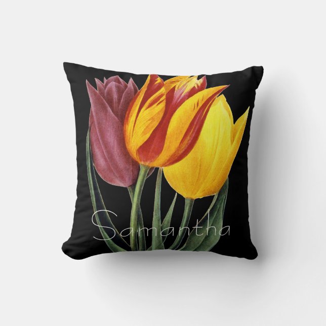 Tulpan (Tulipa Gesneriana) Kudde (Framsida)