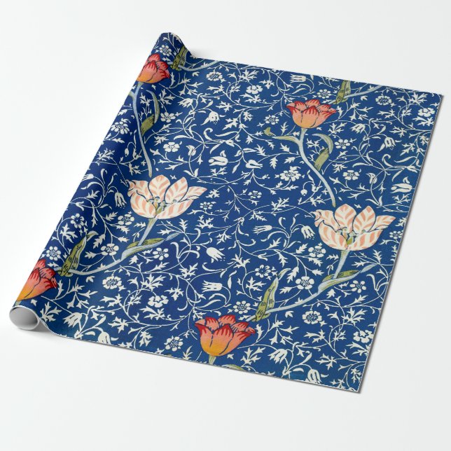 Tulpan, William Morris Presentpapper (Utrullad)