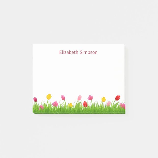 Tulpananteckningar Post-it Block (Framsida)