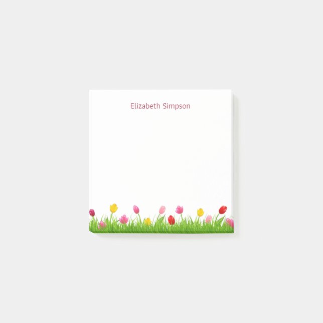 Tulpananteckningar Post-it Block (Framsida)