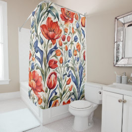 Tulpanblommande WC-mönsterdesign