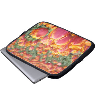 Tulpanblommor Bärbara datorskydd Elektronikpåse Tu Laptop Fodral