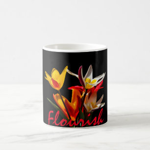 Tulpanblommor - Frodas Mörkt Kaffemugg