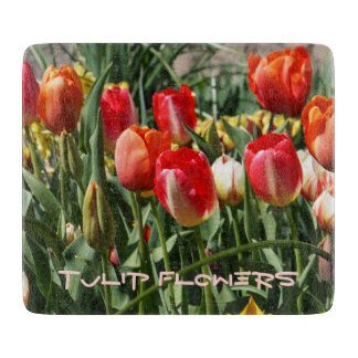 Tulpanblommor skärbrädor Tema gåvor Tulpaner