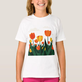 Tulpanblommor T Shirt