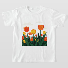 Tulpanblommor T Shirt