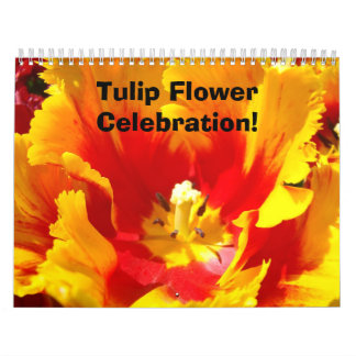 Tulpanblomsterfirande! Kalendrar gåvor Tulpaner Kalender
