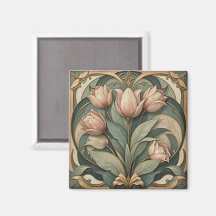 Tulpaner Art Nouveau
