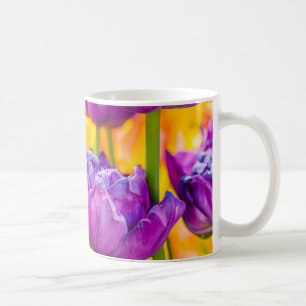 Tulpaner Förtrollande Djup Rosa Kaffemugg