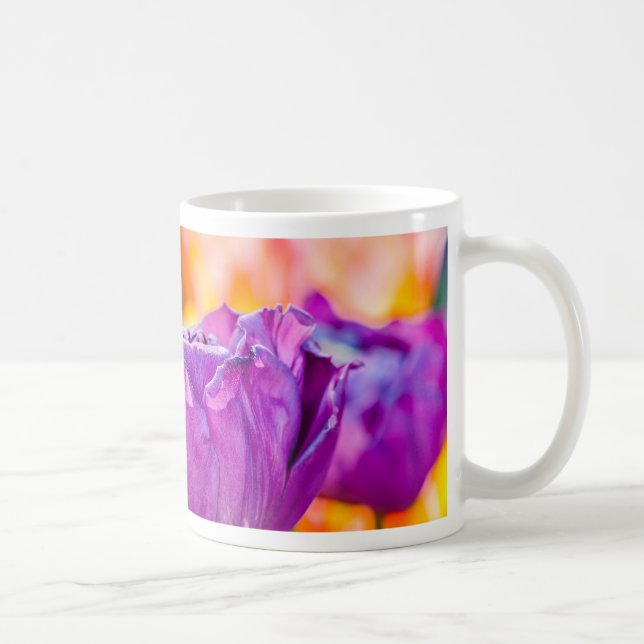 Tulpaner Förtrollande Lila Kaffemugg (Höger)