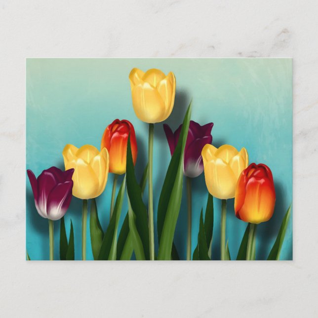 tulpaner helg vykort (Framsida)