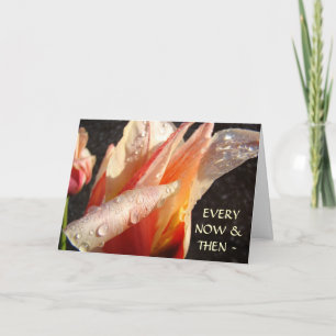 TULPANER Julkort Lycklig att ha en chef som du! Helgkort