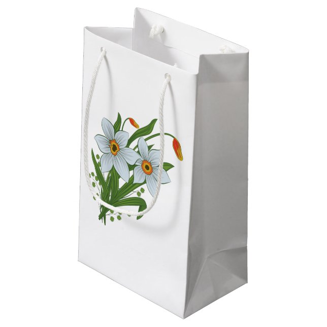 Tulpaner och Narcisser Blommor (Baksidan Vinklad)