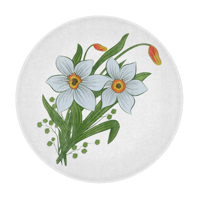 Tulpaner och Narcisser Blommor (Framsidan)