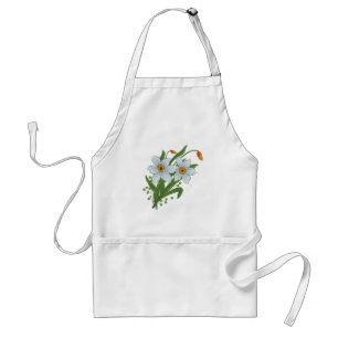 Tulpaner och Narcisser Blommor Förkläde